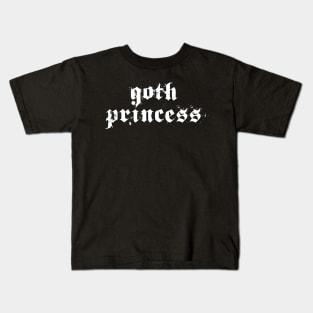 Goth princess Kids T-Shirt